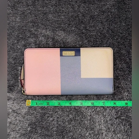 Kate Spade Pink and Blue Wallet - Picture 8 of 9